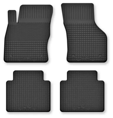 Produktbild von Gummi-Fußmatten für Skoda Superb III 2015-2020 (Kombi/Limousine) – 4-tlg, Schwarz, Semi-Universal, angepasst – Wielganizator Semi-Universal