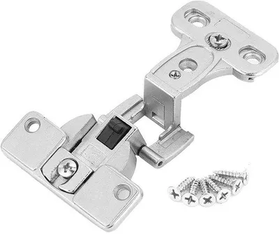 Produktbild von Türschwenkhebel 270 Grad - Zinklegierung - Robust - Maximal 8 kg/2 Stück - Für Schränke - Mit Schrauben - Möbelhebel