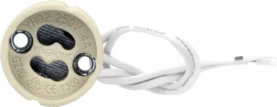 Immagine prodotto di Supporto in Vetroceramica per sorgenti luminose GU10