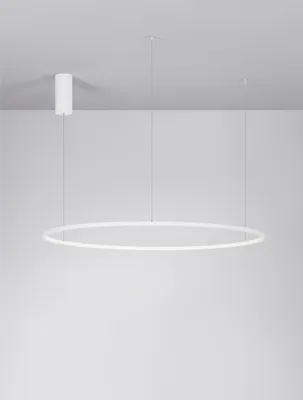Produktbild von Nova Luce TARQUIN LED Pendelleuchte Weiß 59W Warmweiss 200x100cm dimmbar 9345608