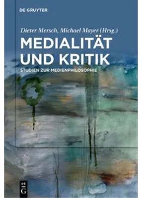Obrázek produktu pro Medialität und Kritik