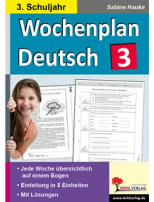Immagine prodotto di Wochenplan Deutsch 3. Schuljahr