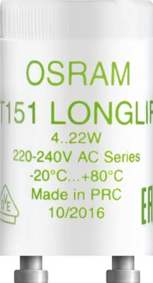 Produktbild von Osram Starter ST 151 Longlife Starter für Reihenschaltung an 230 V AC