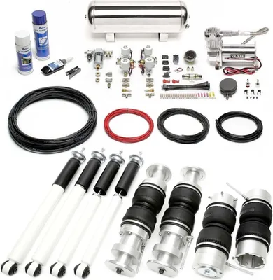 Image de TA Technix suspension pneumatique Viair argent pour Mercedes Classe S W140 année 1991 - 1994