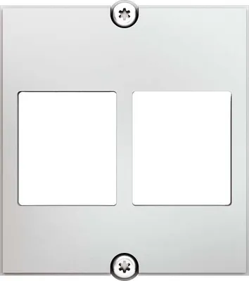 Produktbild von BACHMANN Custom Modul Rahmen 2x Keystone, weiß