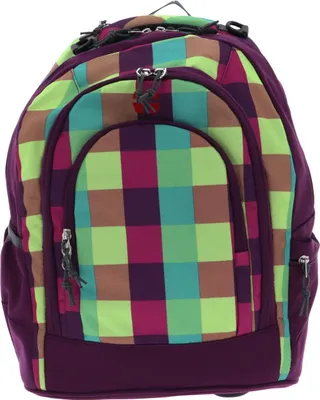 Produktbild von TAKE IT EASY Schulrucksack Berlin Schoolbag Soho grün mehrfarbig