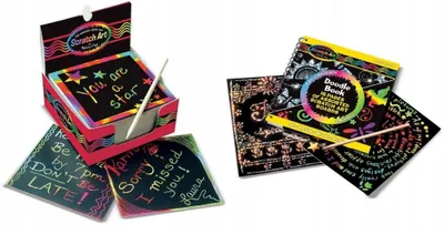 Produktbild von Melissa & Doug Mini Kratzbild Set Kreativspielzeug 4+