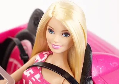 Produktbild von Barbie Glam Cabrio & Puppe