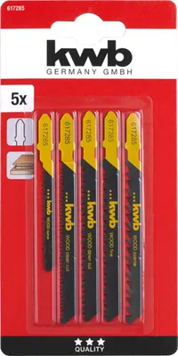 Image de KWB - Kwb - Lames de scie sauteuse - Bois (5 pces) - EU -