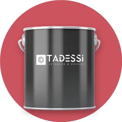 Produktbild von TADESSI Wandfarbe Pink - Rose - abwaschbare Innenfarbe matt - Dispersionsfarbe - Geruchsarm und Lösemittelfrei - 5 Liter Gebinde