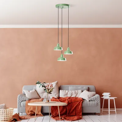 Produktbild von Opviq, Memati - 181Mint - 3, Kronleuchter, METALLKÖRPER, Minze, 108 x 30 x 30 cm