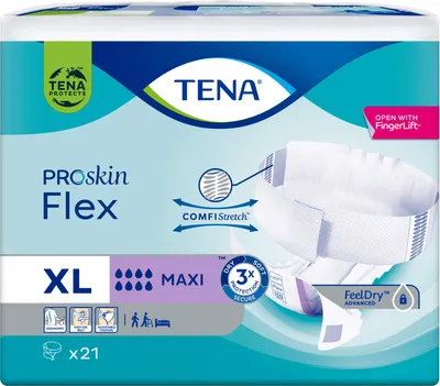Produktbild von TENA PROskin Flex Maxi XL Vorlage bei schwerer bis sehr schwerer Inkontinenz, 21 St. Vorlagen