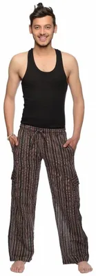 Productafbeelding van Herenbroek "Happening" - comfortabele broek in fisherstijl, geschikt voor fitness, sport en vrijetijd: bruin, maat XL. Kleur: Bruin. Maat: XL