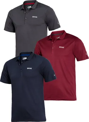 Produktbild von Regatta 3er Pack Herren Polo-Shirts, bequemer Regular-Fit