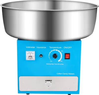 Obrázok produktu pre SucceBuy Elektrický výrobník cukrovej vaty na oslavy, 1000 W, modrý