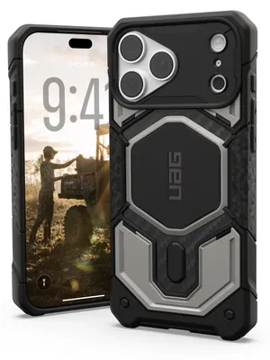 Obrázek produktu pro Urban Armor Gear Monarch Pro, Obal, Apple, iPhone 18 Pro Max, 17,5 cm (6.9"), Černá, Titanová