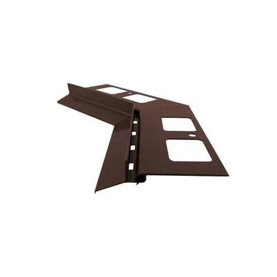 Immagine prodotto di Profilo di gronda in alluminio Renoplast K102 pavimento in ceramica, angolo interno 135°, marrone
