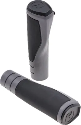 Produktbild von 1 Paar ergonomische Lenker Fahrrad Griffe PRIMO 3D04 geschraubt 130 Grau Schwarz