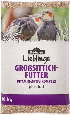 Produktbild von Dehner Lieblinge Vogelfutter, Großsittich-Futter, Vitamin-Aktiv-Komplex, 10 kg