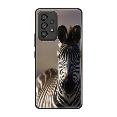 Produktbild von König Design Hülle kompatibel mit Samsung Galaxy A53 5G Kunststoff Soft Handyhülle - Handy Case Zebra
