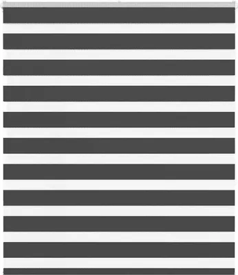 Produktbild von "2026 Promotion" Doppelrollo - Außenrollo - Schwarz 135x150 cm Stoffbreite 130,9 cm Polyester - Rollos CC24333