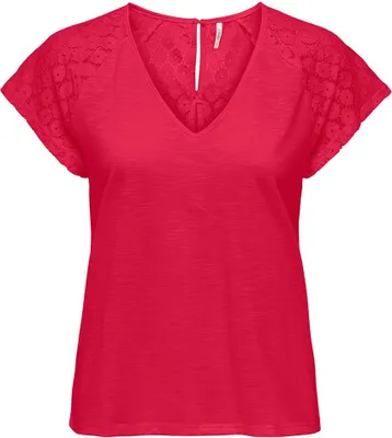 Immagine prodotto di Only Shiv Kurzarm-bluse Rot S Frau Rot S