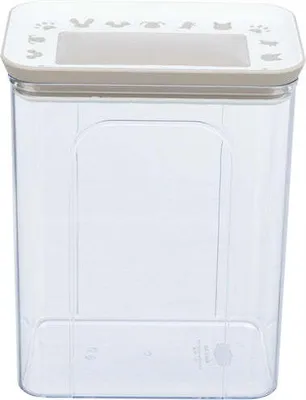 Produktbild von TRIXIE 24669, Aufbewahrungsglas für Tiernahrung, Kunststoff, Transparent, Einfarbig, Freistehend, 2,2 l