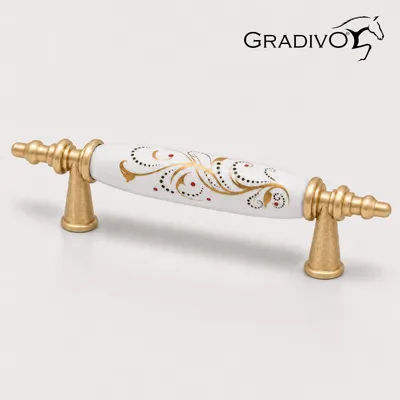 Produktbild von Möbelgriff Küchengriffe Schrankgriff Bügelgriff Schubladengriffe 930 Matt - Gold 96 mm