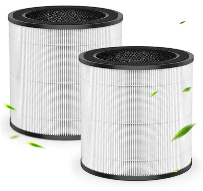Produktbild von 2 Stück Ersatzfilter für Luftreiniger H13 HEPA mit Aktivkohle