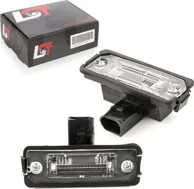 Produktbild von 2x Original LST Nummernschild Leuchte für VW Golf 4 Lupo New Beetle Phaeton Polo