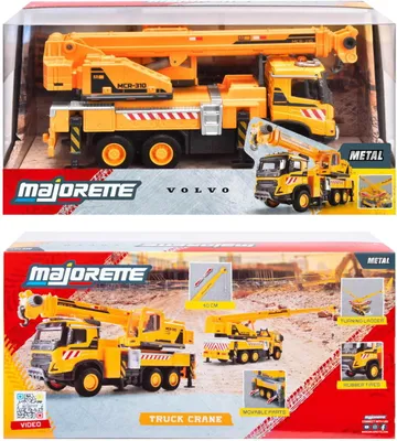 Produktbild von Majorette Volvo FMX Truck Crane, LKW, 3 Jahr(e), Gelb