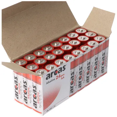 Zdjęcie produktu dla Baterie Arcas Alkaline Mignon (AA) - 24 sztuki
