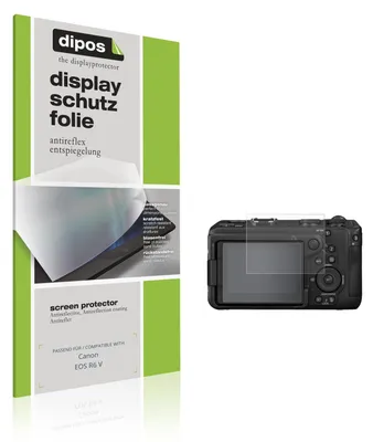 Produktbild von 4x Schutzfolie für Canon EOS R6 V matt Displayschutzfolie Folie Display Schutz dipos