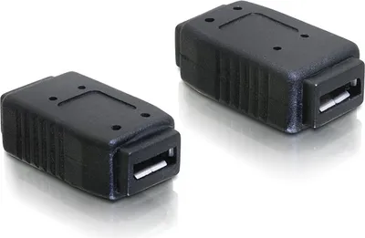 Produktbild von Delock - Gender Changer USB - Mikro-USB Typ AB (W) zu Mikro-USB Typ AB (W)
