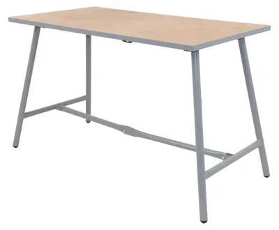 Produktbild von Werkbank klappbar 114x60x84 cm 150 kg Tragkraft robustes Stahlgestell Holzarbeitsplatte Werktisch