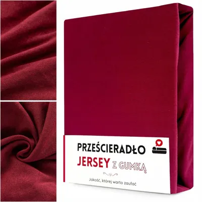 Produktbild von Łóżkoholicy Spannbettlaken Jersey 140x200 cm Baumwolle Rot