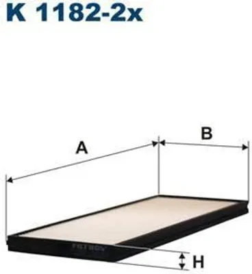 Produktbild von Innenraumfilter FILTRON K 1182-2x