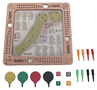 Produktbild von Tisch-Würfel-Schreibtisch-Sportspiel, Holz-Strategiebrett für Familienspaß für 1–4 Spieler