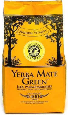 Immagine prodotto di YERBA MATE VERDE LIMONE 400 g - MATE VERDE