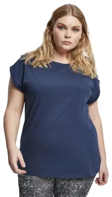 Immagine prodotto di Urban Classics - T-shirt con spalle scese da donna TN574 (M) (blu scuro)