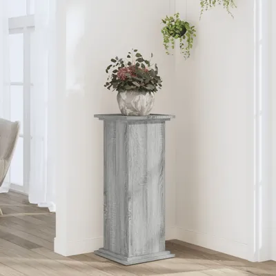 Produktbild von "WINTER SALE"Pflanzenständer/Blumenständer - Blumenregal - Grau Sonoma 33x33x80cm Holzwerkstoff DE547329 - Pflanztische