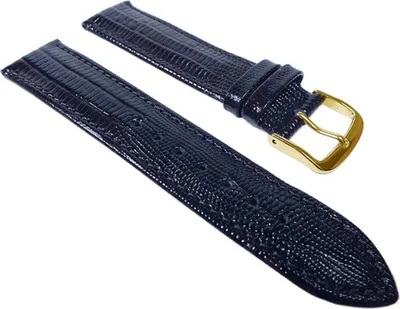 Produktbild von Uhrenarmband Kalbsleder Dunkelblau Teju-Print 23715G, Stegbreite:16mm