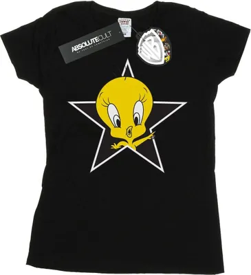 Obrázek produktu pro Looney Tunes - dámské tričko "Tweety Pie Star" BI26818 (XXL) (černá)