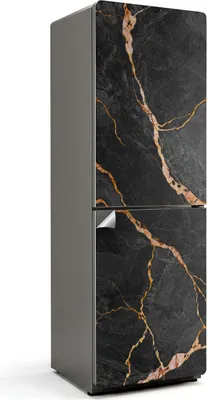 Obrázek produktu pro Mramorový vzor s žilkami - Samolepka na lednici - Dekorace na lednici - Samolepicí fólie na lednici - Dekorace do kuchyně - 60x180 cm