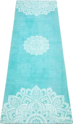 Immagine prodotto di Yoga Design Lab tappetino yoga da viaggio 1,5 mm | sottile, antiscivolo, pieghevole, leggero, tappetino/asciugamano, lavabile in lavatrice con cinghia di trasporto
