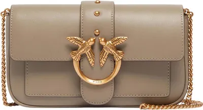 Produktbild von PINKO Umhängetasche Schultertasche Love One Pocket C Noce - Antique Gold taupe