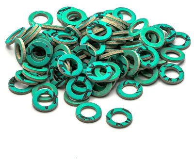 Flache Faserringe 3/8 Zoll, 100 Stück, 13,5 x 8,5 x 2 mm