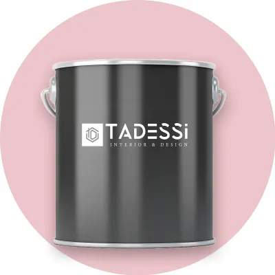 Produktbild von TADESSI Wandfarbe Pink - Sandrosa - abwaschbare Innenfarbe matt - Dispersionsfarbe - Geruchsarm und Lösemittelfrei - 5 Liter Gebinde