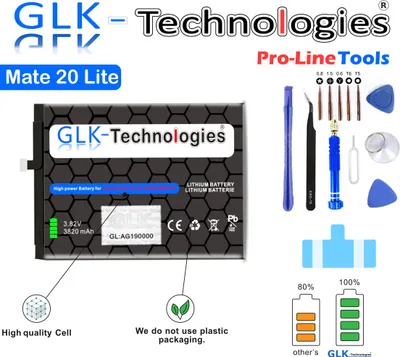 Produktbild von GLK-Technologies Huawei Akku HB386589ECW Mate 20 Lite Nova 3 P10 Plus Batterie PRO