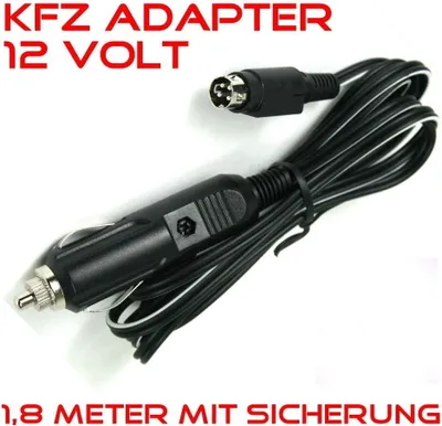 Produktbild von KFZ-Adapter 12V DC Zigarettenanzünder-Kabel f. LED Fernseher mit 4-PIN Stecker